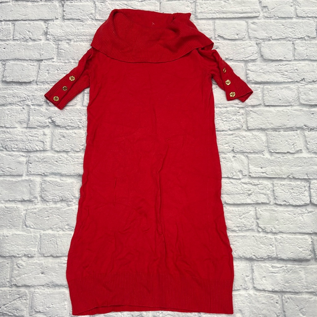Michael Kors Red Sweater Dress